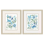 Greenfield Garden in Bloom Framed Art Set of 2