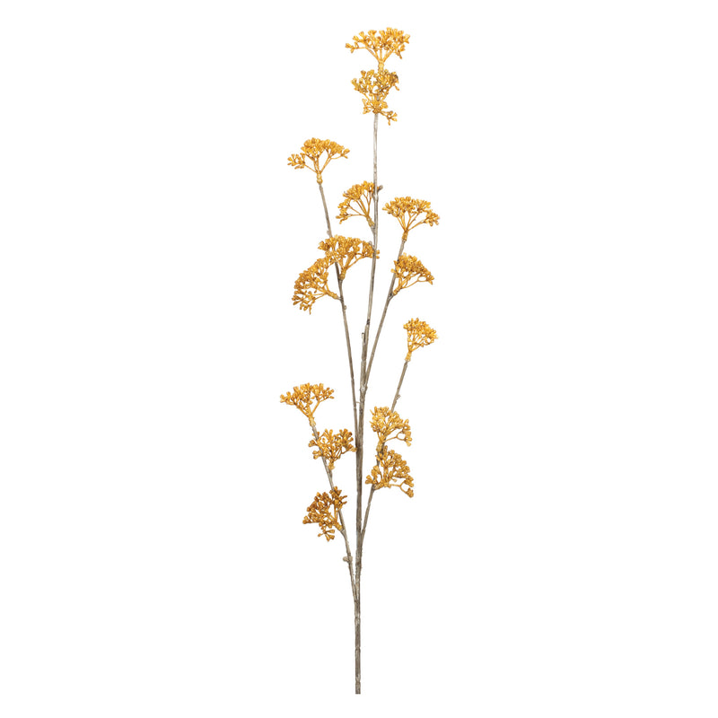 Golden Patrina Spray Faux Plant Stem Set of 12