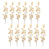 Golden Patrina Spray Faux Plant Stem Set of 12