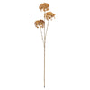 Golden Hydrangea Faux Plant Stem Set of 12