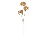 Golden Hydrangea Faux Plant Stem Set of 12