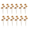 Golden Hydrangea Faux Plant Stem Set of 12