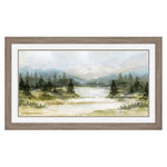 Blue River View II Framed Art