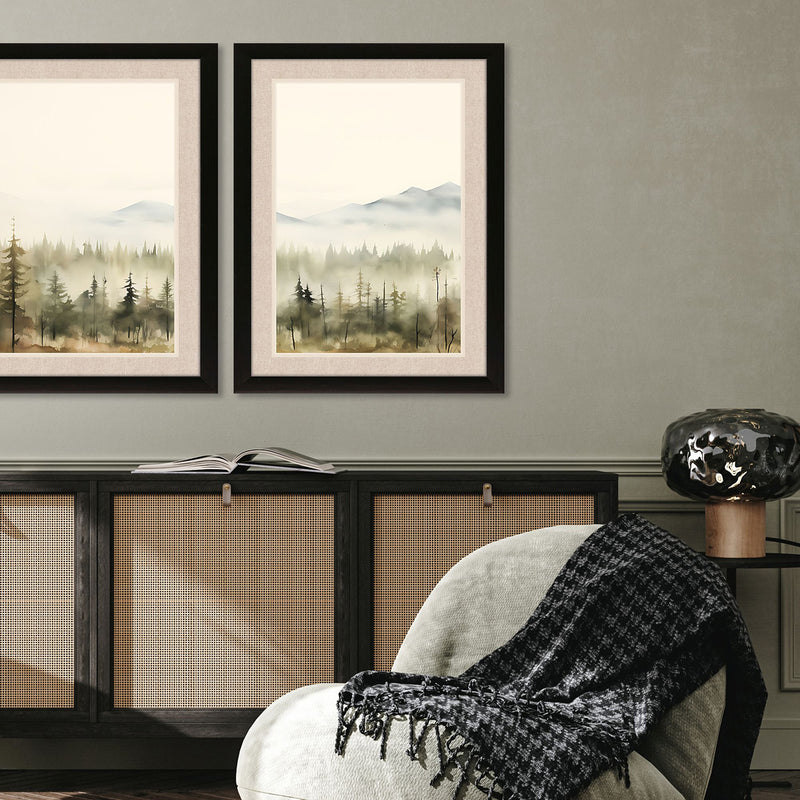 Orlov Mountain Glimpse II Framed Art