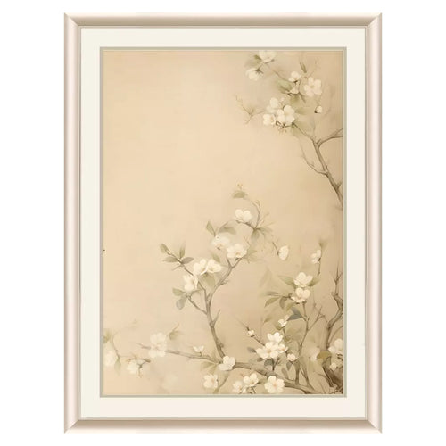 Petals Golden Blossoms I Framed Art