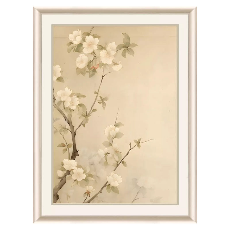 Petals Golden Blossoms II Framed Art