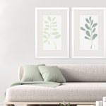 Vess Soft Sprig Trio I Framed Art