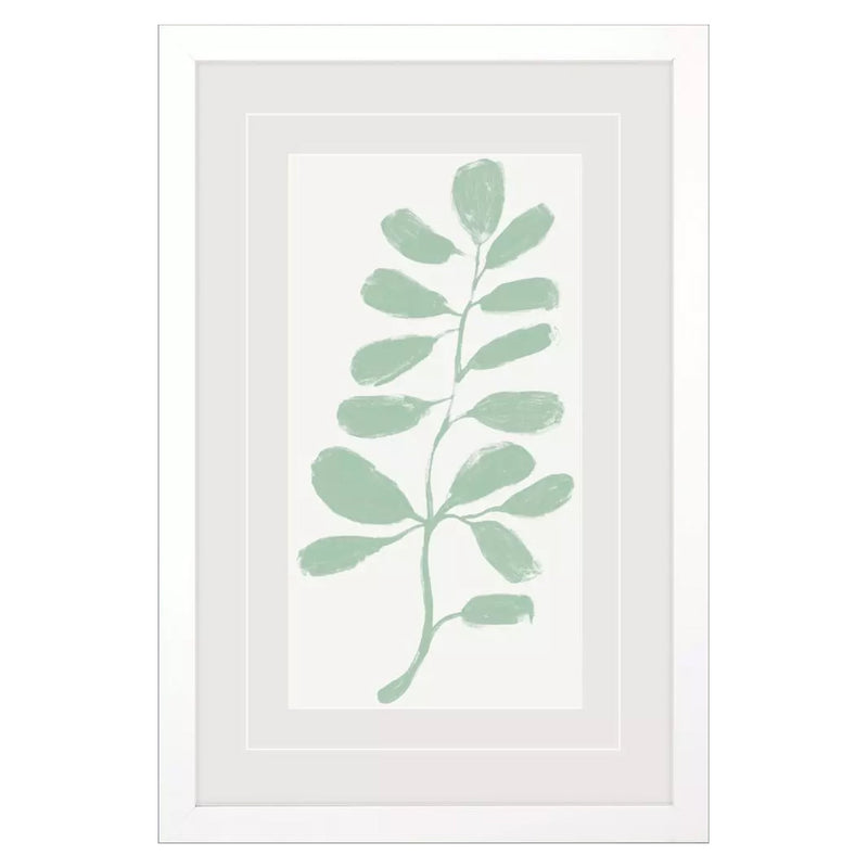 Vess Soft Sprig Trio III Framed Art