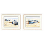 Brent Beached Boats Framed Art Set of 2