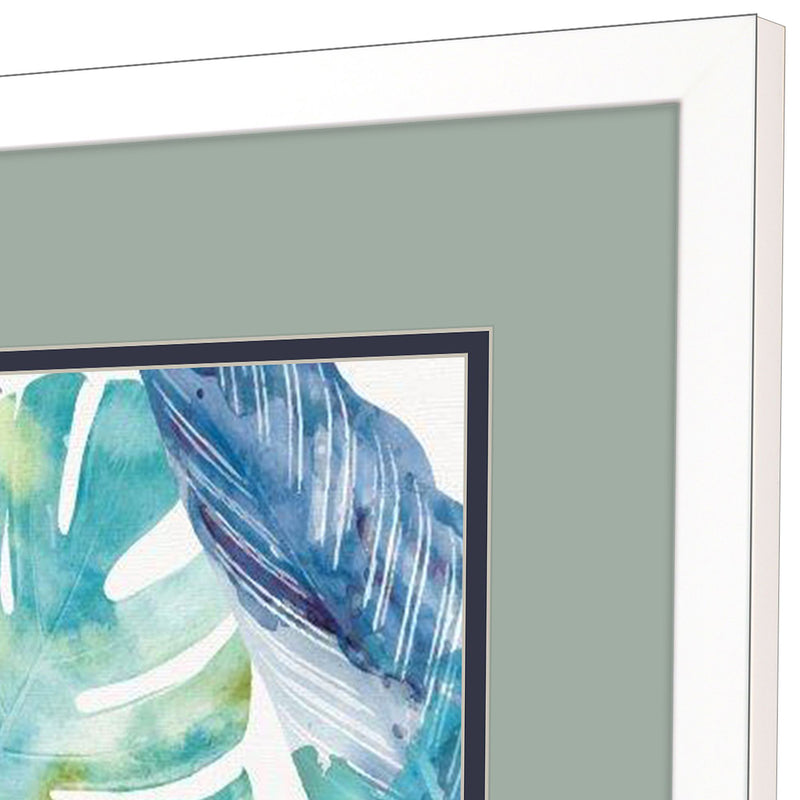 Allen Palms Watercolor Framed Art Set of 2