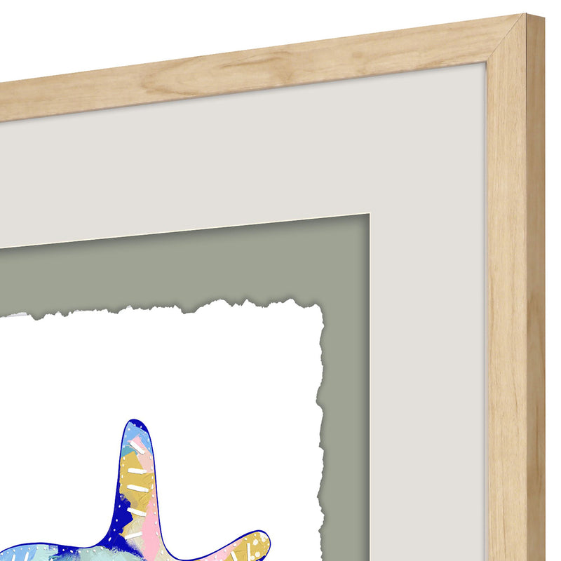 Nohren Fun Sea Life Framed Art Set of 2