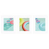 Okula Summer Chill Framed Art Set of 3