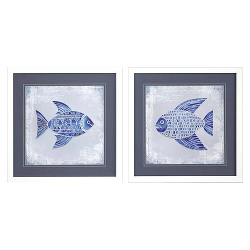 Haase Summer Vibes Framed Art Set of 2