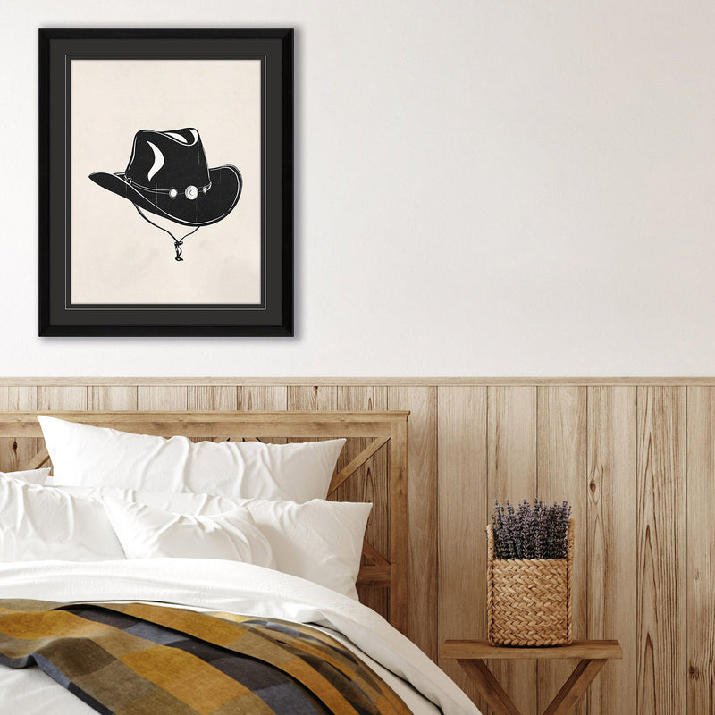 McCandless Cowboy Hat Framed Art