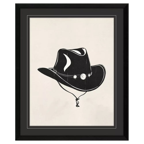 McCandless Cowboy Hat Framed Art