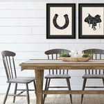 McCandless Cowboy Horseshoe Framed Art