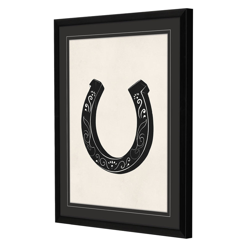 McCandless Cowboy Horseshoe Framed Art