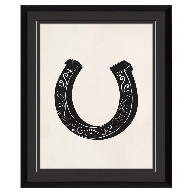 McCandless Cowboy Horseshoe Framed Art