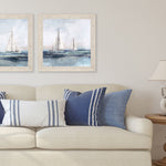 Blue Blue Sailing II Framed Art