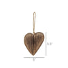 Mened Heart Ornament Set of 3