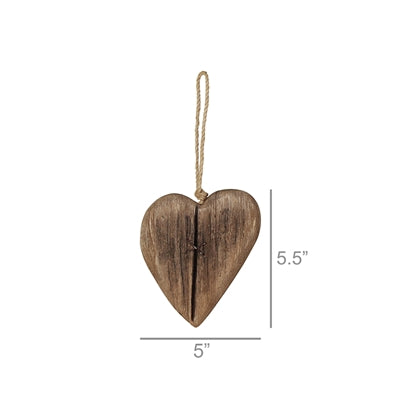 Mened Heart Ornament Set of 3