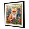 Roozbeh Patchwork Fox Framed Art