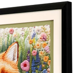 Roozbeh Patchwork Fox Framed Art