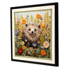 Roozbeh Patchwork Hedgehog Framed Art