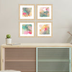 Robinson Seagrass Pastels Framed Art Set of 4