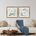 Aria K White Florals Framed Art Set of 2