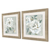 Aria K White Florals Framed Art Set of 2