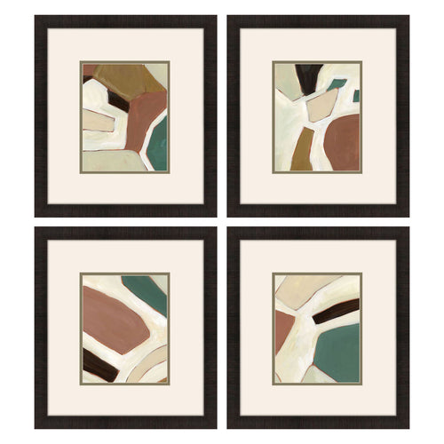 Jetty Highland Hues Framed Art Set of 4