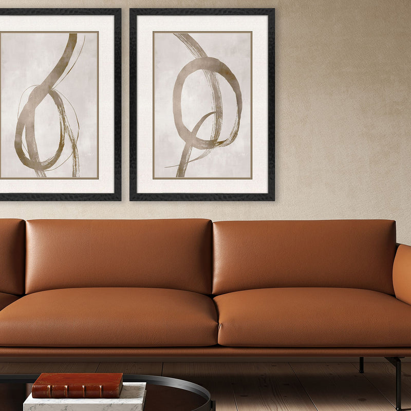 Haase Twisting Paths Framed Art