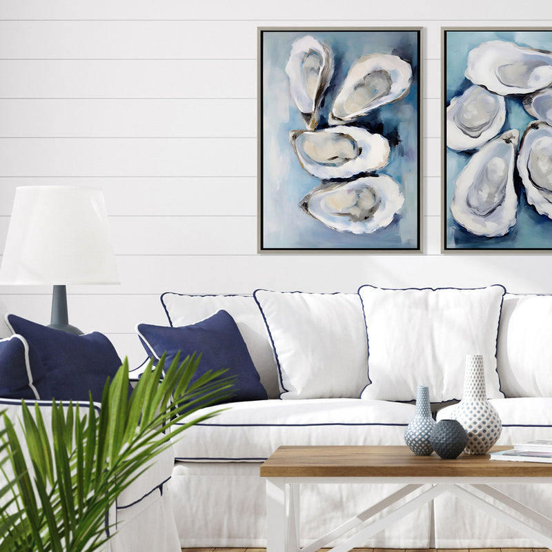 Petal Four Oysters Canvas Art