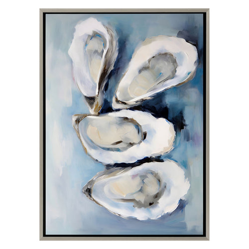 Petal Four Oysters Canvas Art