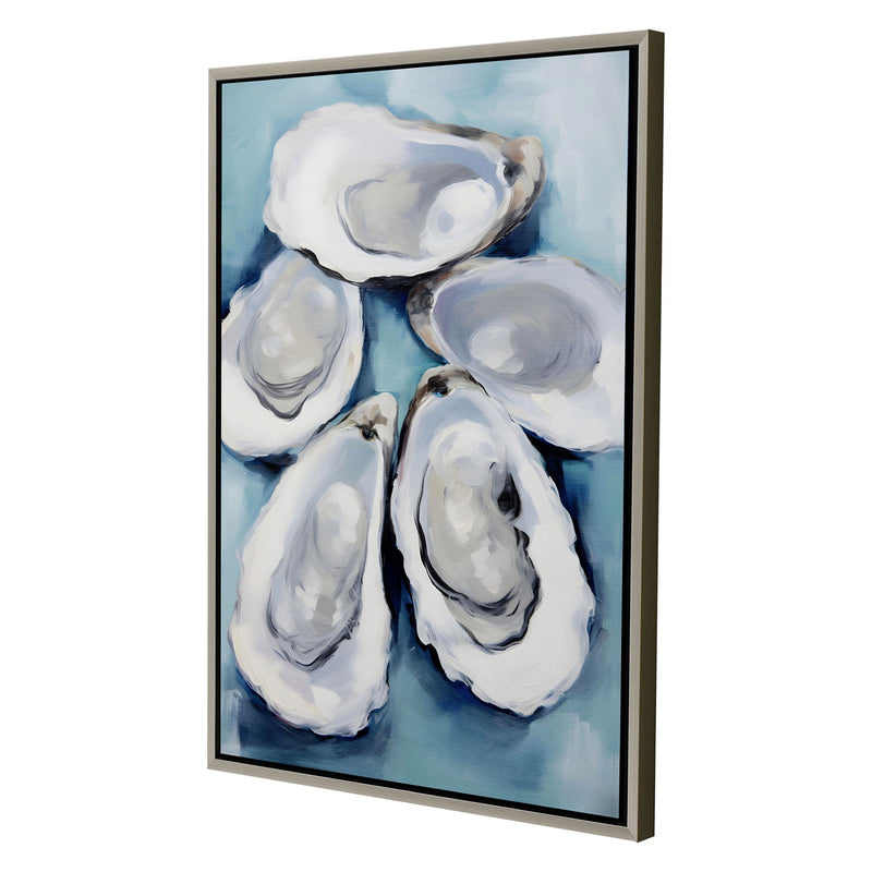 Petal Five Oysters Canvas Art