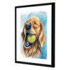 Kivi Ball is Life - Golden Framed Art