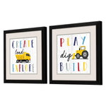 Tyndall Kids Work Framed Art Set of 2