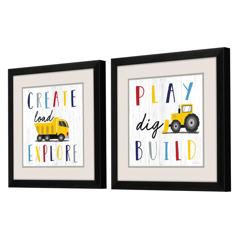 Tyndall Kids Work Framed Art Set of 2