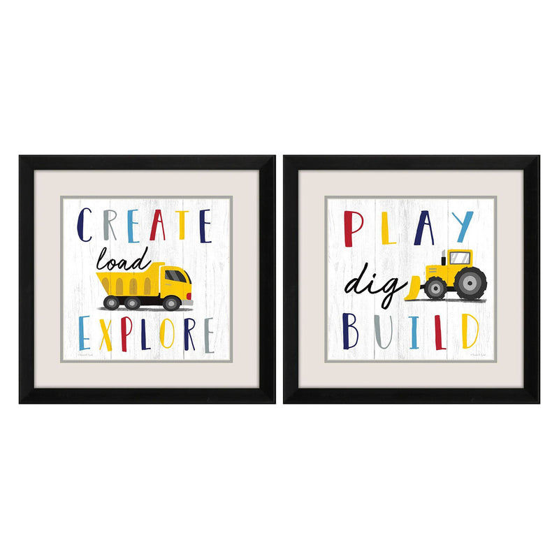 Tyndall Kids Work Framed Art Set of 2