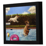 Heffernan Pool Party II Framed Art