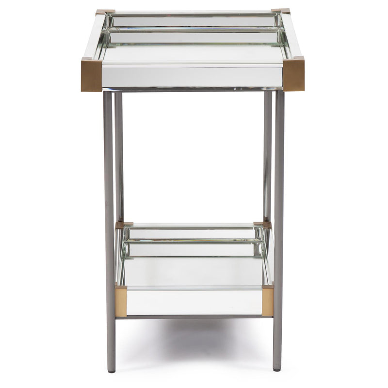 Elaine Mirrored Side Table