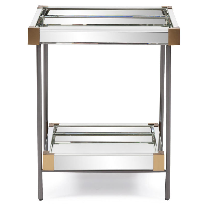 Elaine Mirrored Side Table