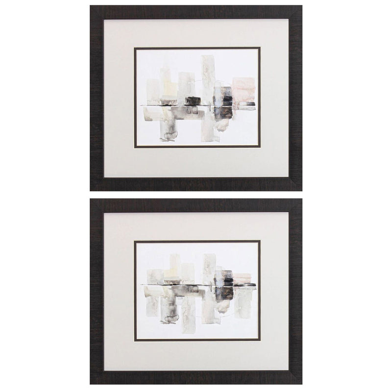 Swatland Urban Oasis Framed Art Set of 2