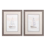 Pinto Ocean Oasis Sail Framed Art Set of 2