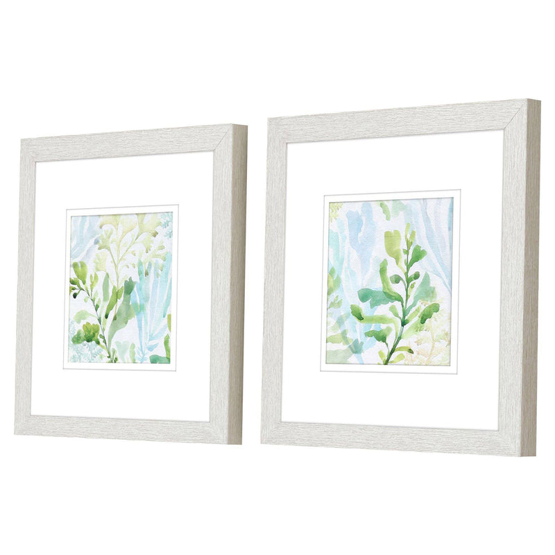 Barnes Seaweed Scramble Framed Art Set of 2