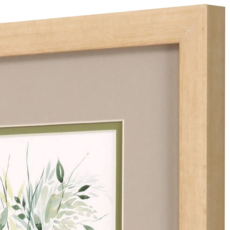 Popp Greenery Bouquet Framed Art Set of 2