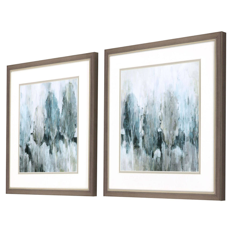 Robinson Bright Indigo Groves Framed Art Set of 2