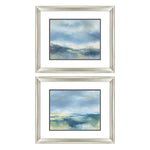 Keusder Buttermilk Coastal Framed Art Set of 2