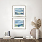 Keusder Buttermilk Coastal Framed Art Set of 2